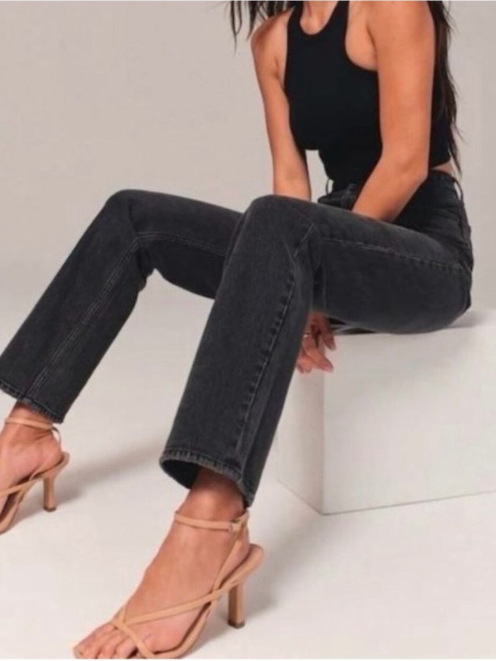 Abercrombie & Fitch Women's The 90s Straight Ultra High Rise Jeans Sz 29
